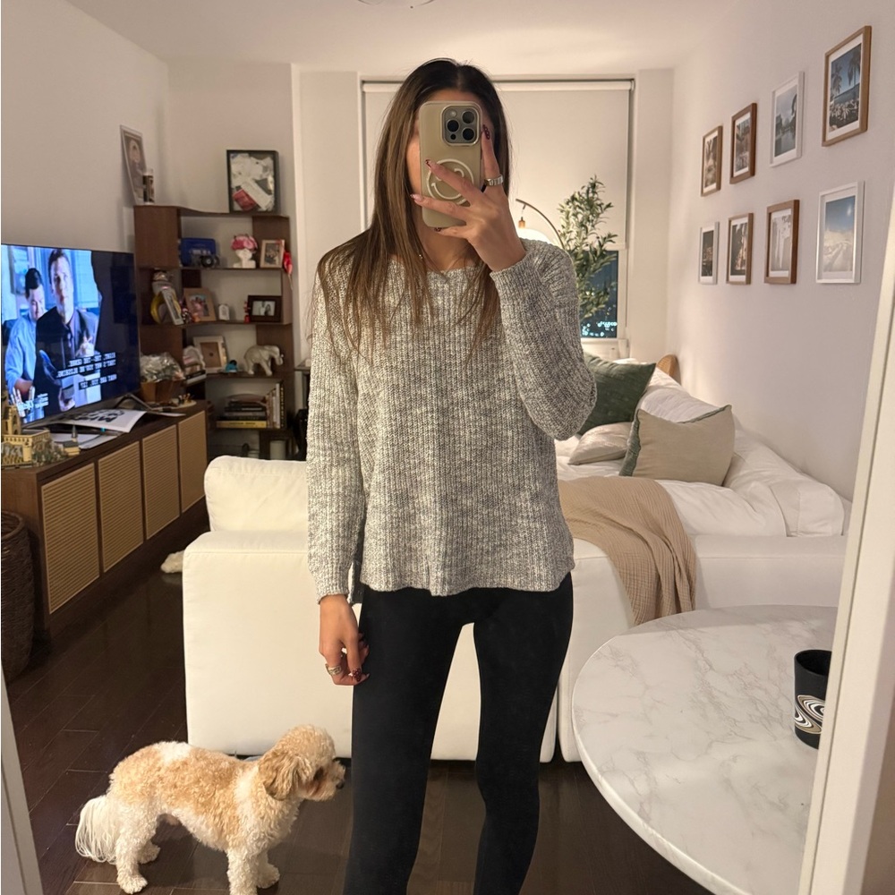 Madewell Grey Marled Sweater